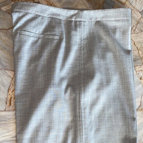 BCBGMAXAZRIA  Gray Boyfriend Dress Pants Size 12 - Picture 4 of 6